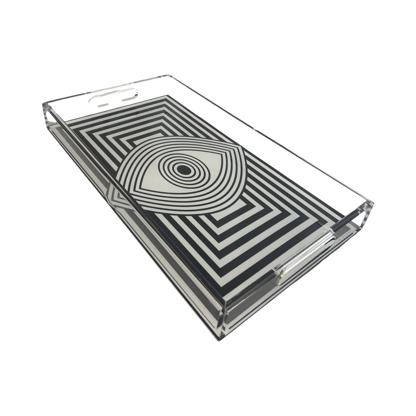 Evil Eye Tray in Lucite