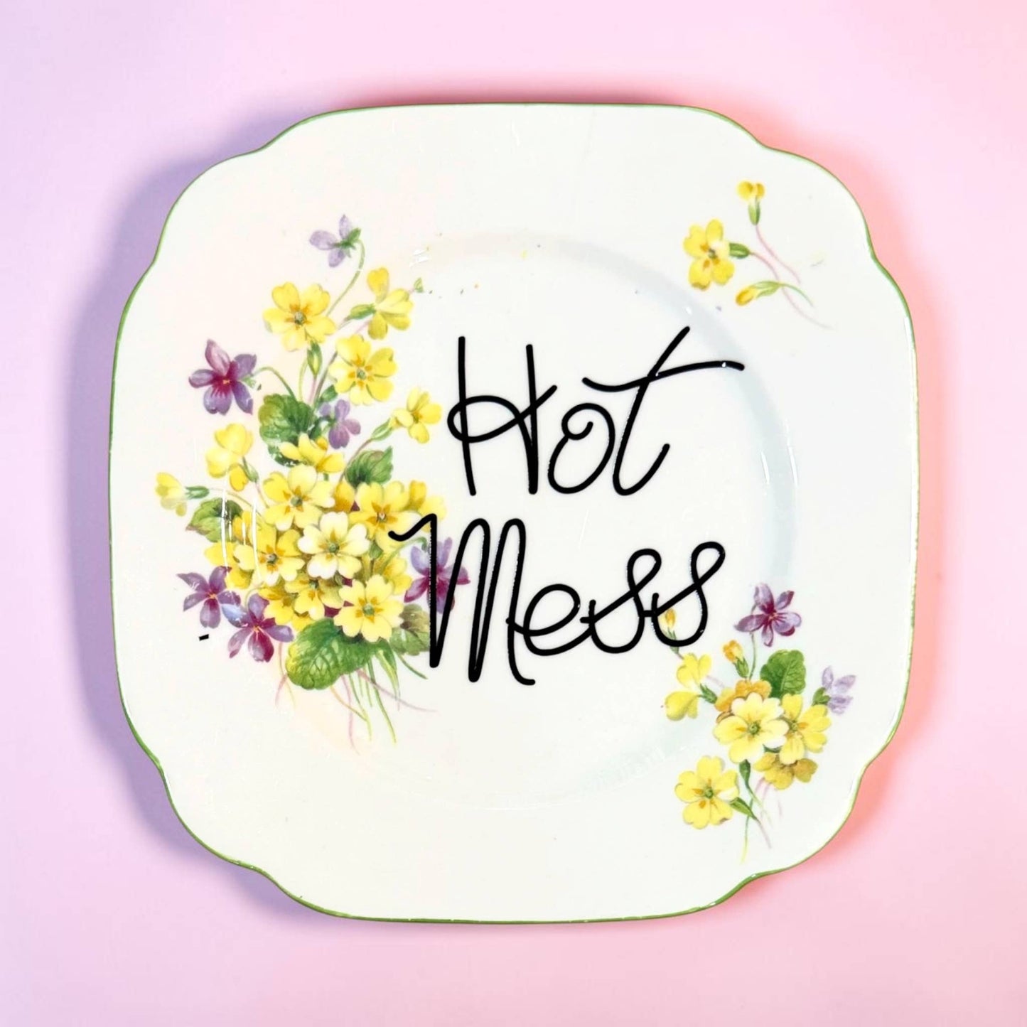 Hot Mess Vintage Plate