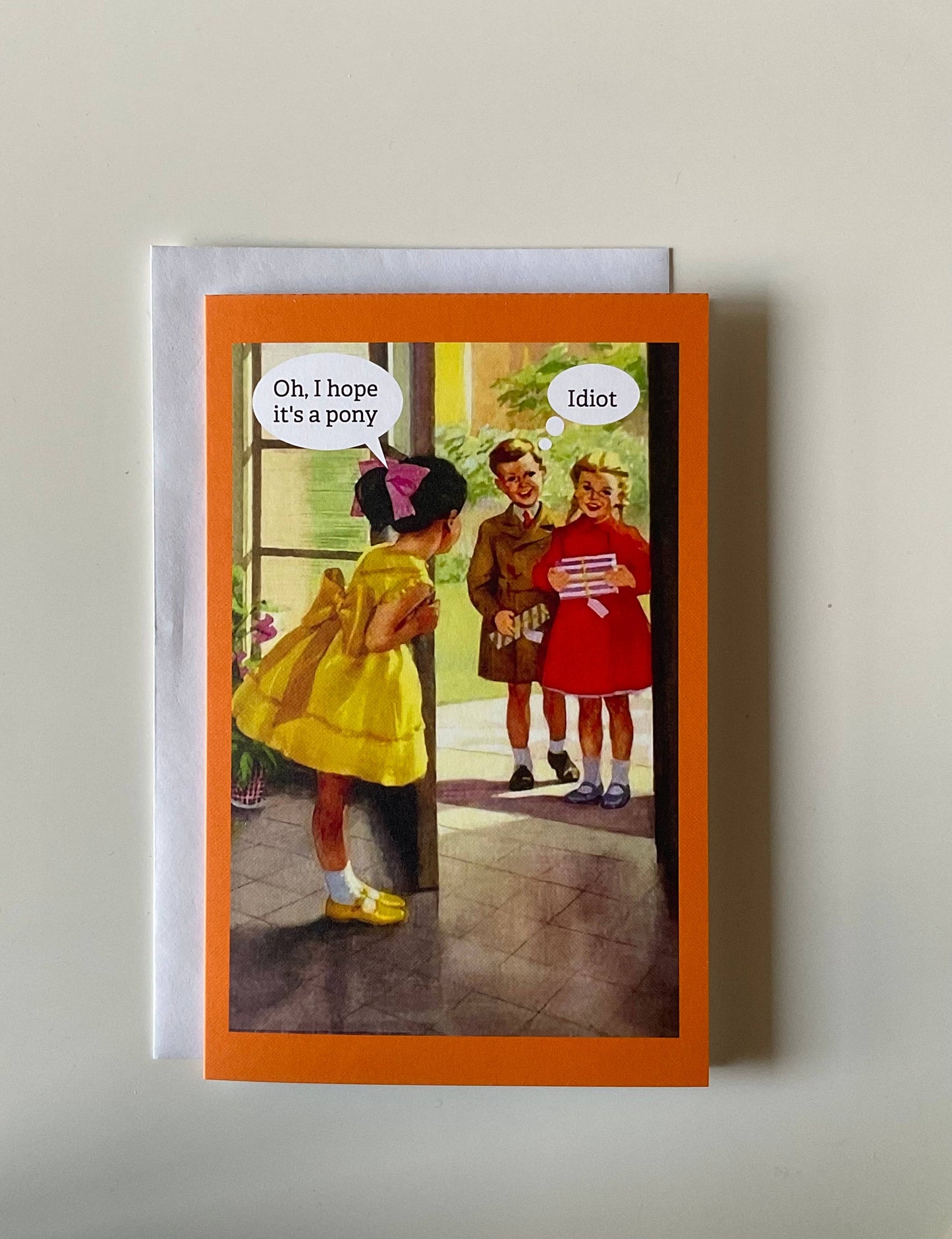 I hope it's a pony- Birthday Card