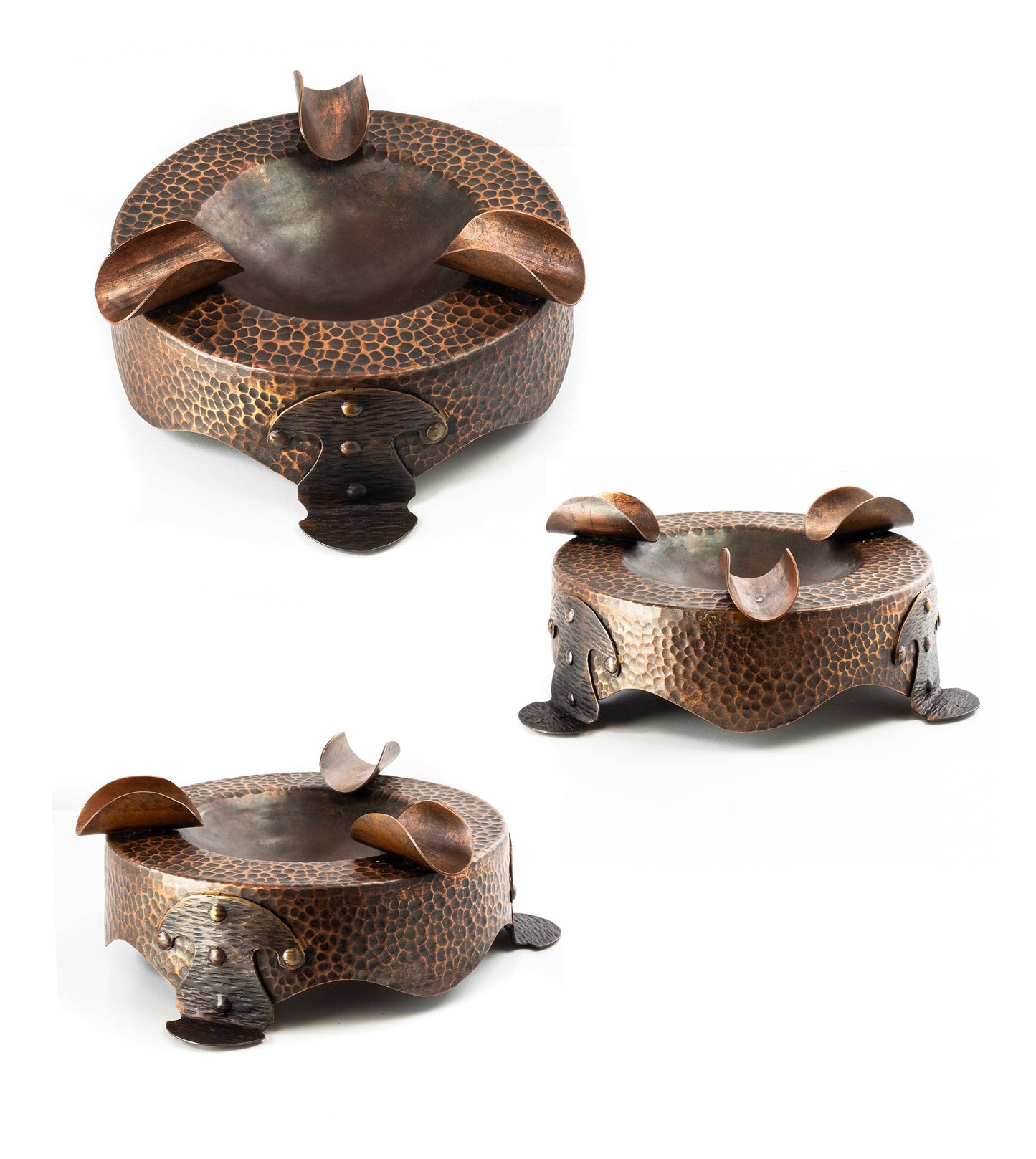 TIDEWATER COPPER CIGAR ASHTRAY