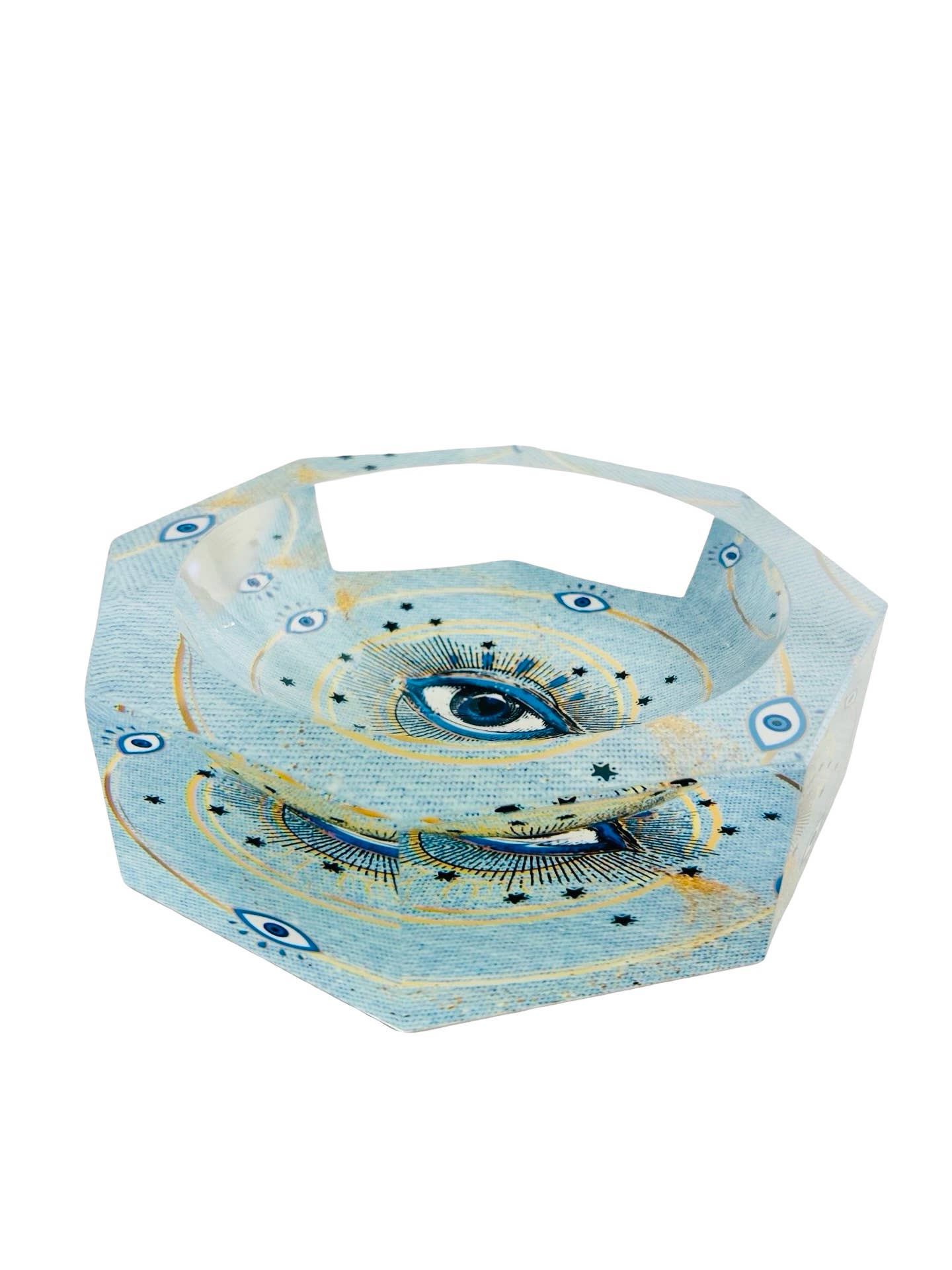 Octagon Bowl - Evil Eye Theme