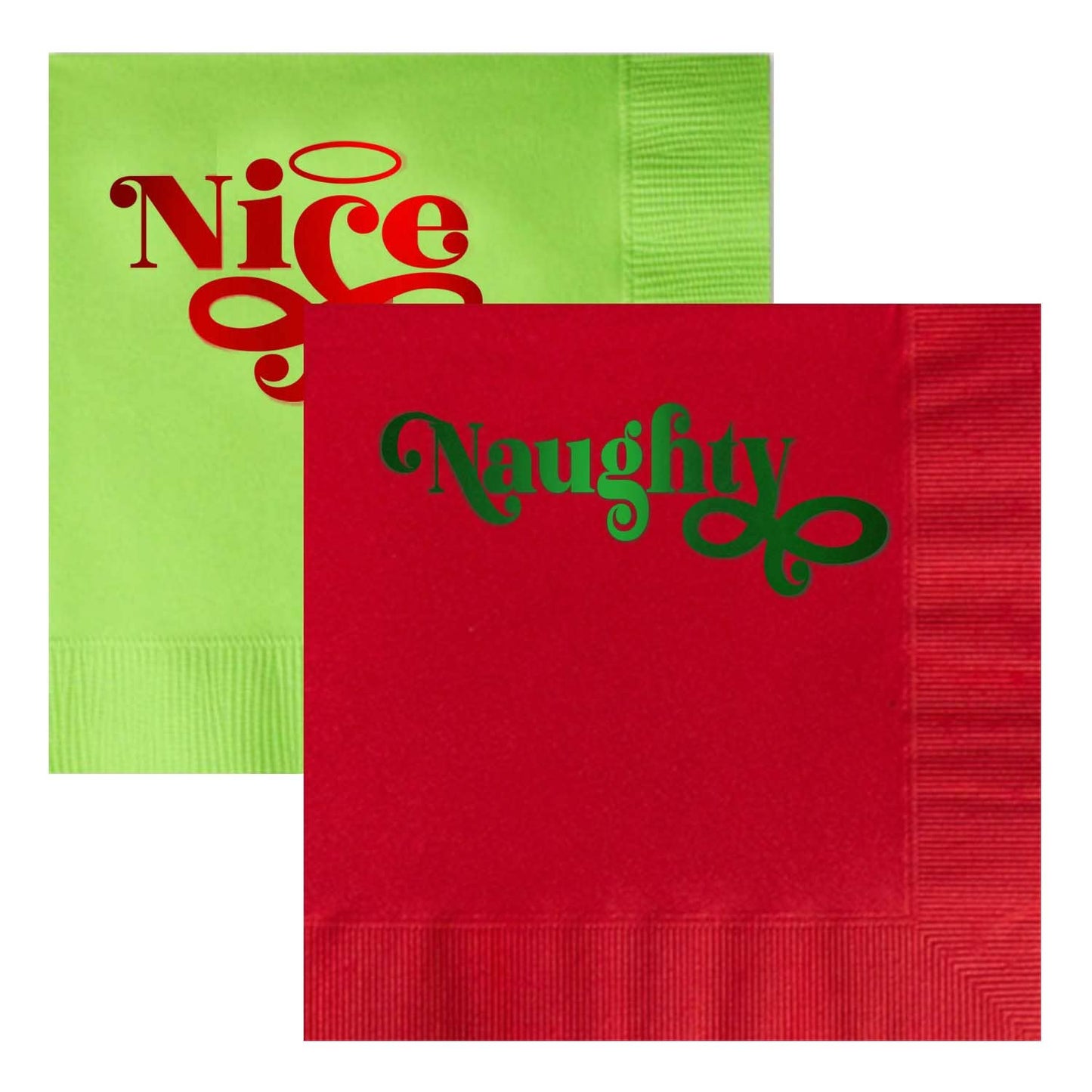 Funny Holiday Cocktail Beverage Napkins