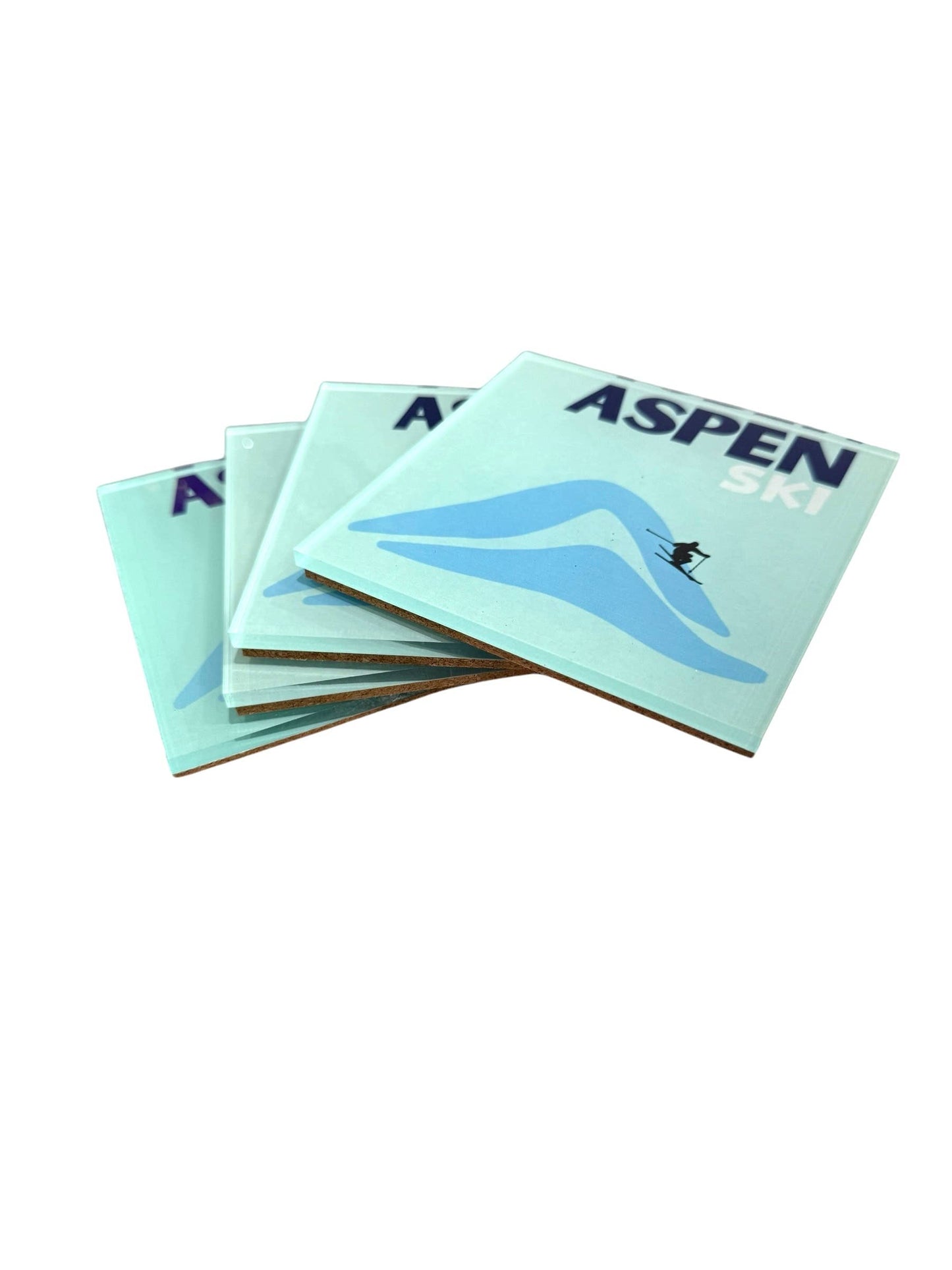 Acrylic Coasters - Aspen- Set of 4