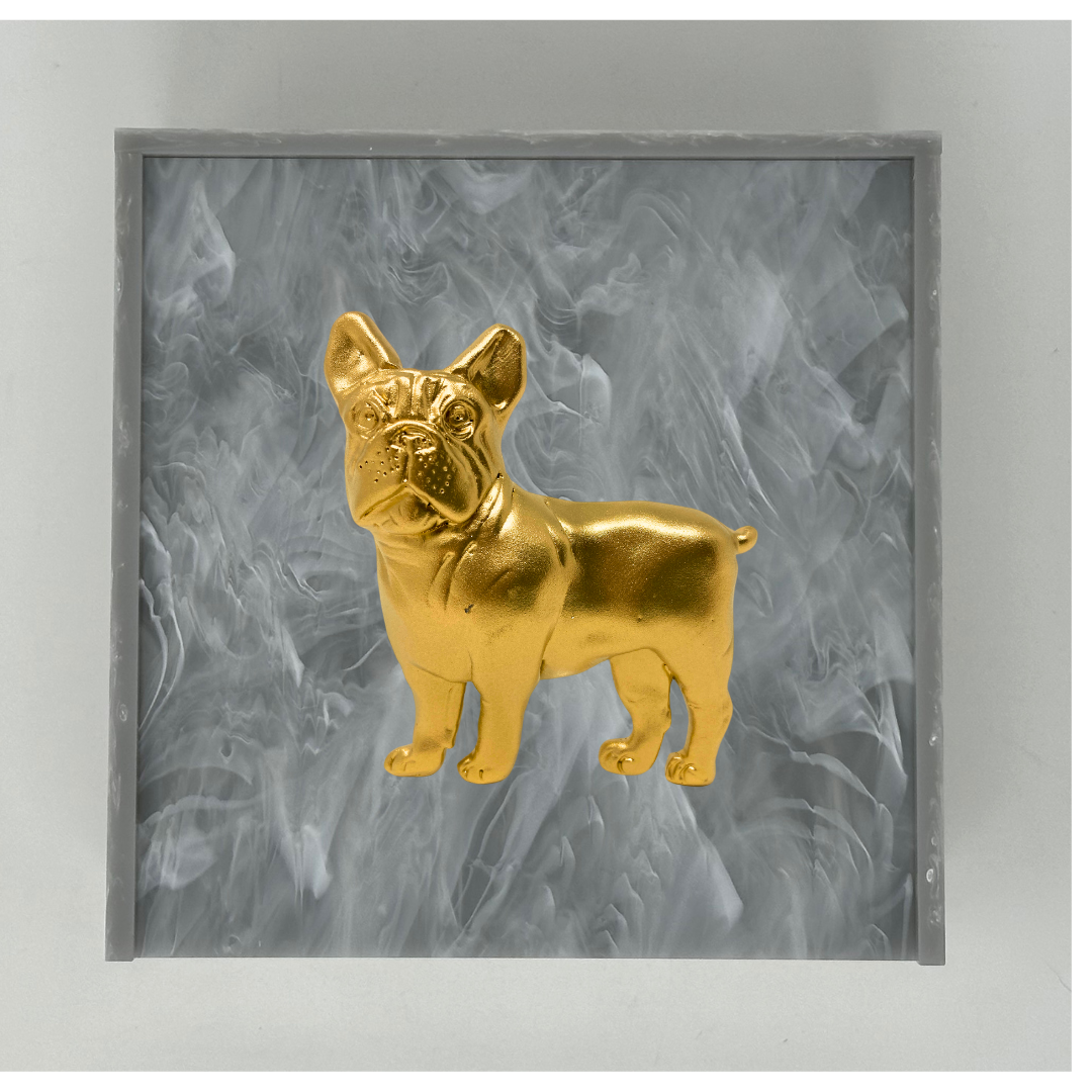 French Bulldog Cocktail Napkin Box
