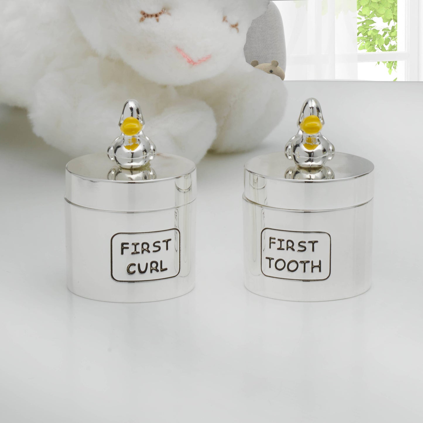 BABY DUCK FIRST TOOTH CURL BOXES
