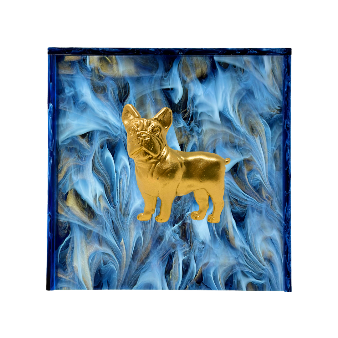 French Bulldog Cocktail Napkin Box