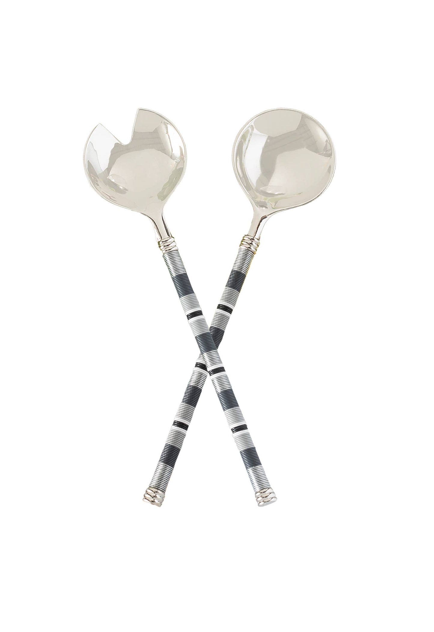 Zulu Salad Servers - Shades of Graphite