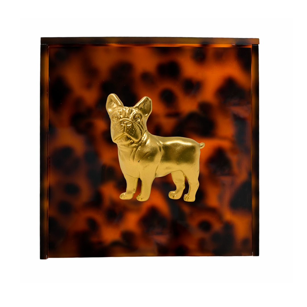 French Bulldog Cocktail Napkin Box