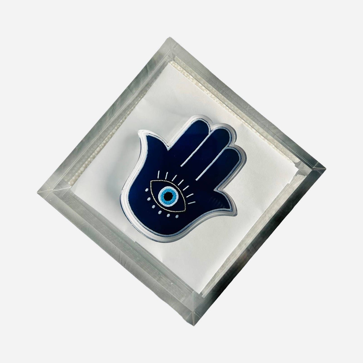 Acrylic Napkin Weight - Hamsa