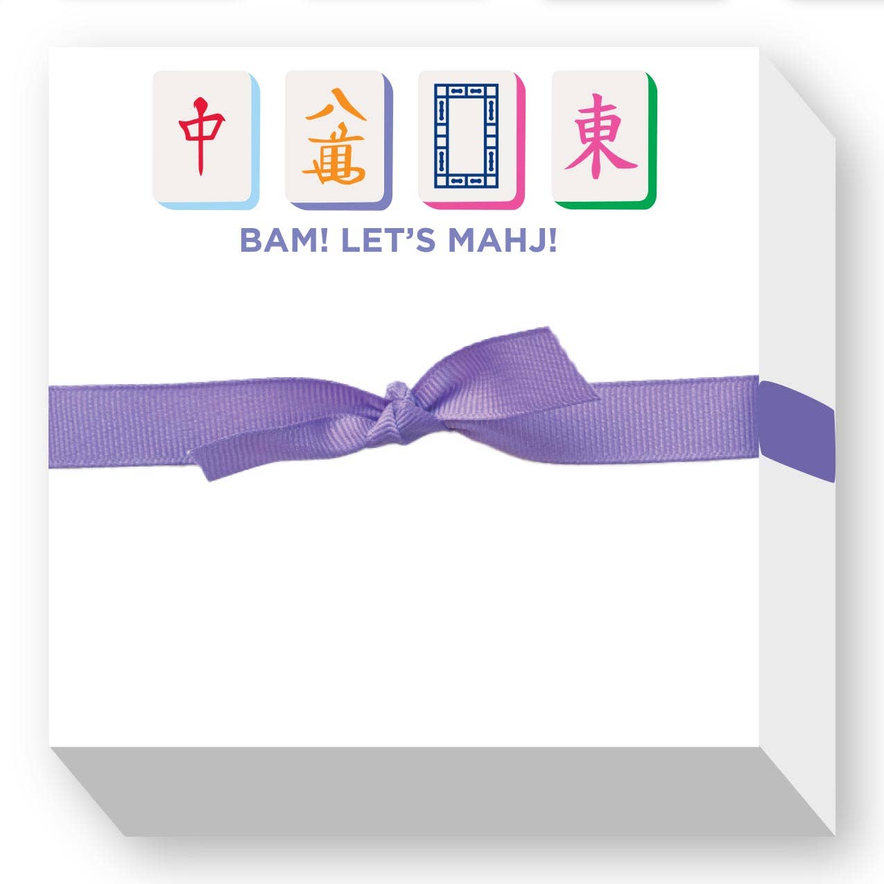 BAM! LET'S MAHJONG NOTEPAD