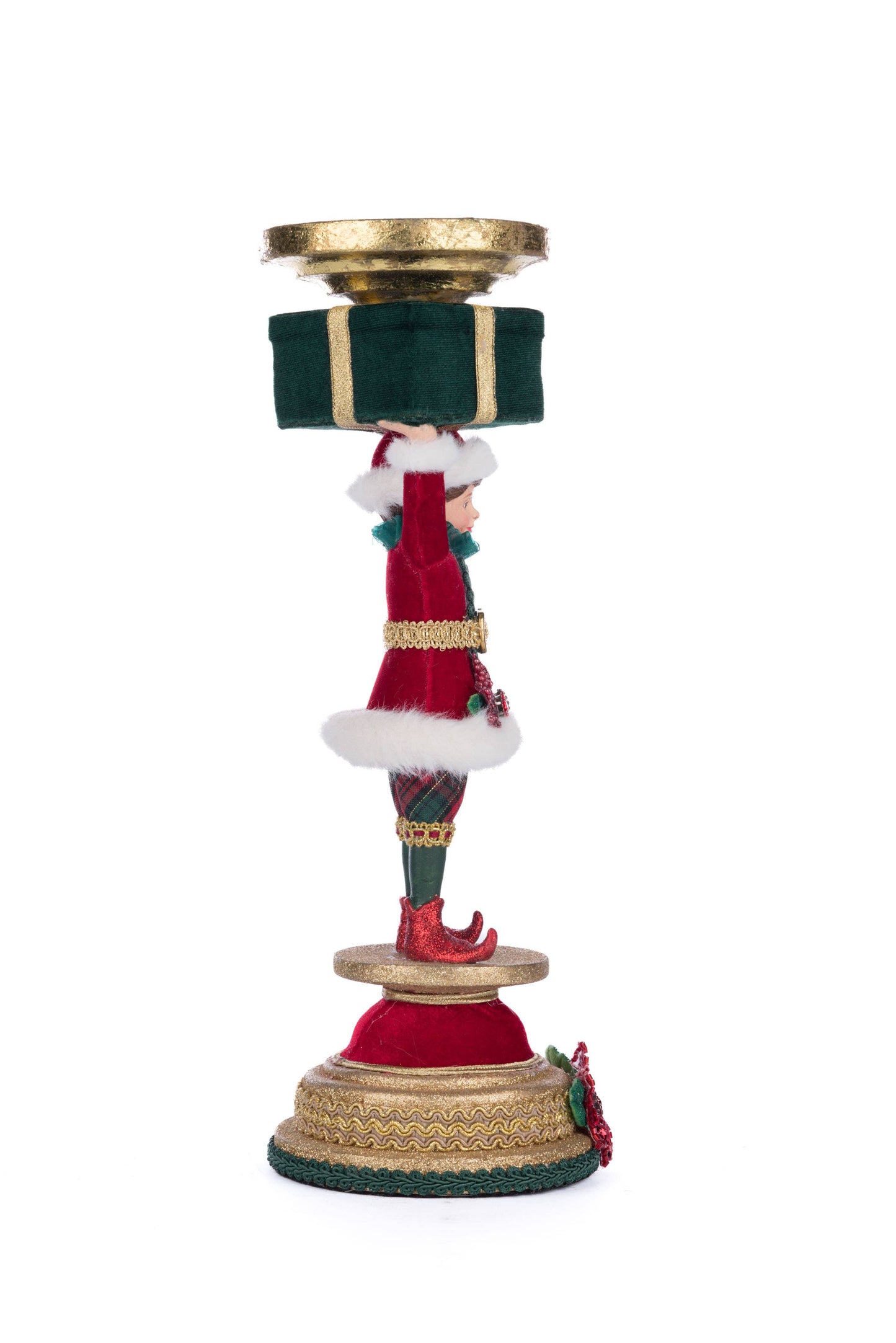 Holiday Magic Elf Candlestick