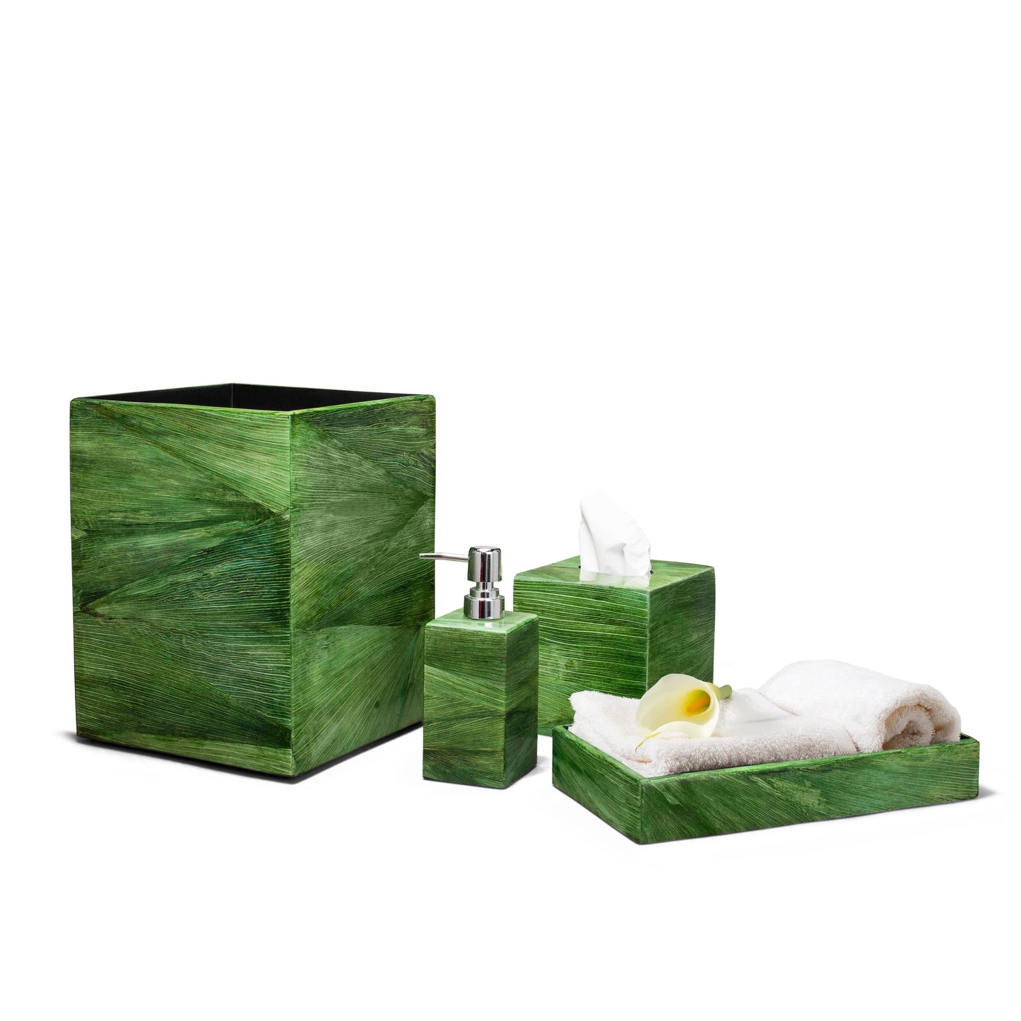 Emerald Maize Wastebasket