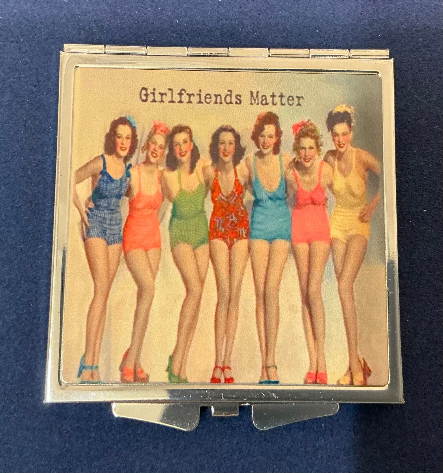 Compact Mirror- Girlfriends Matter (Bathing Beauties) Small *Exclusive to Code Blue*