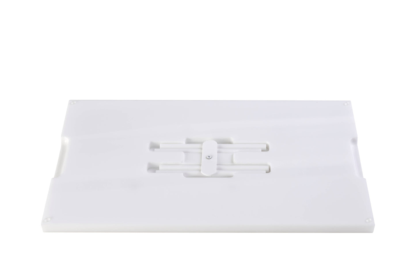 Bagels on Board White Brunch Tray - Acrylic