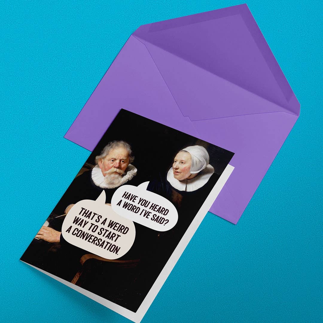 Favorite Conversationalist - Funny Anniversary Card