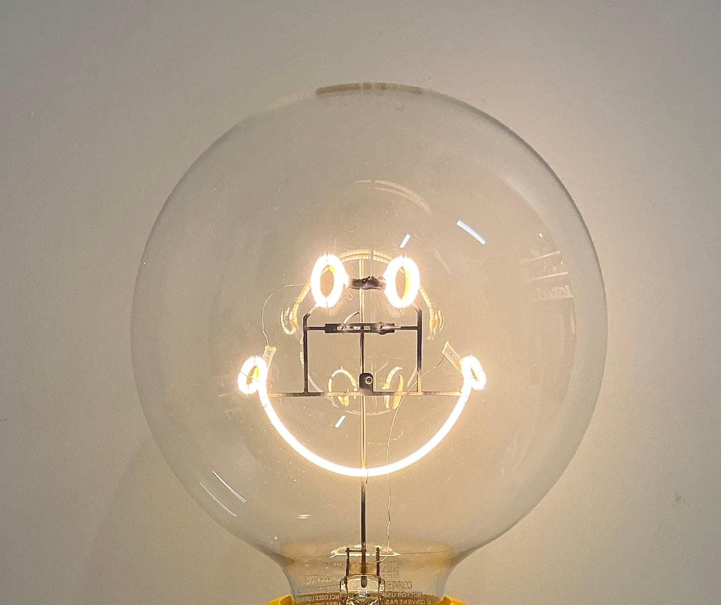 Message in the Bulb (Smiley Face)