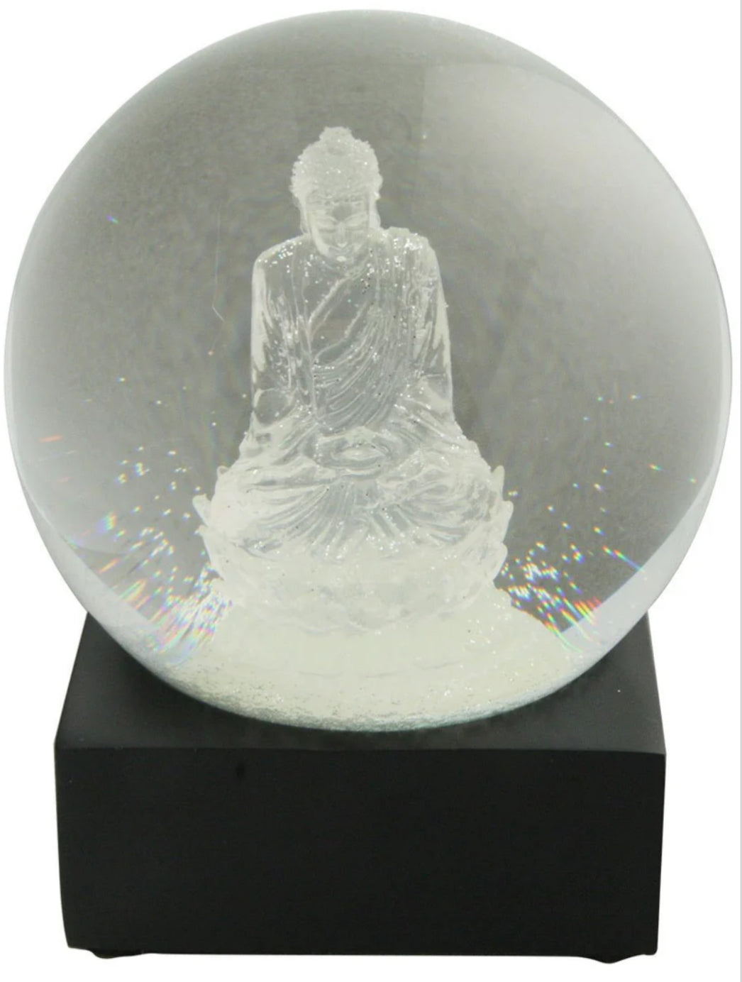 Buddha Crystal Snow Globe