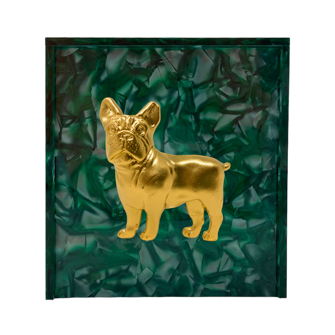 French Bulldog Cocktail Napkin Box