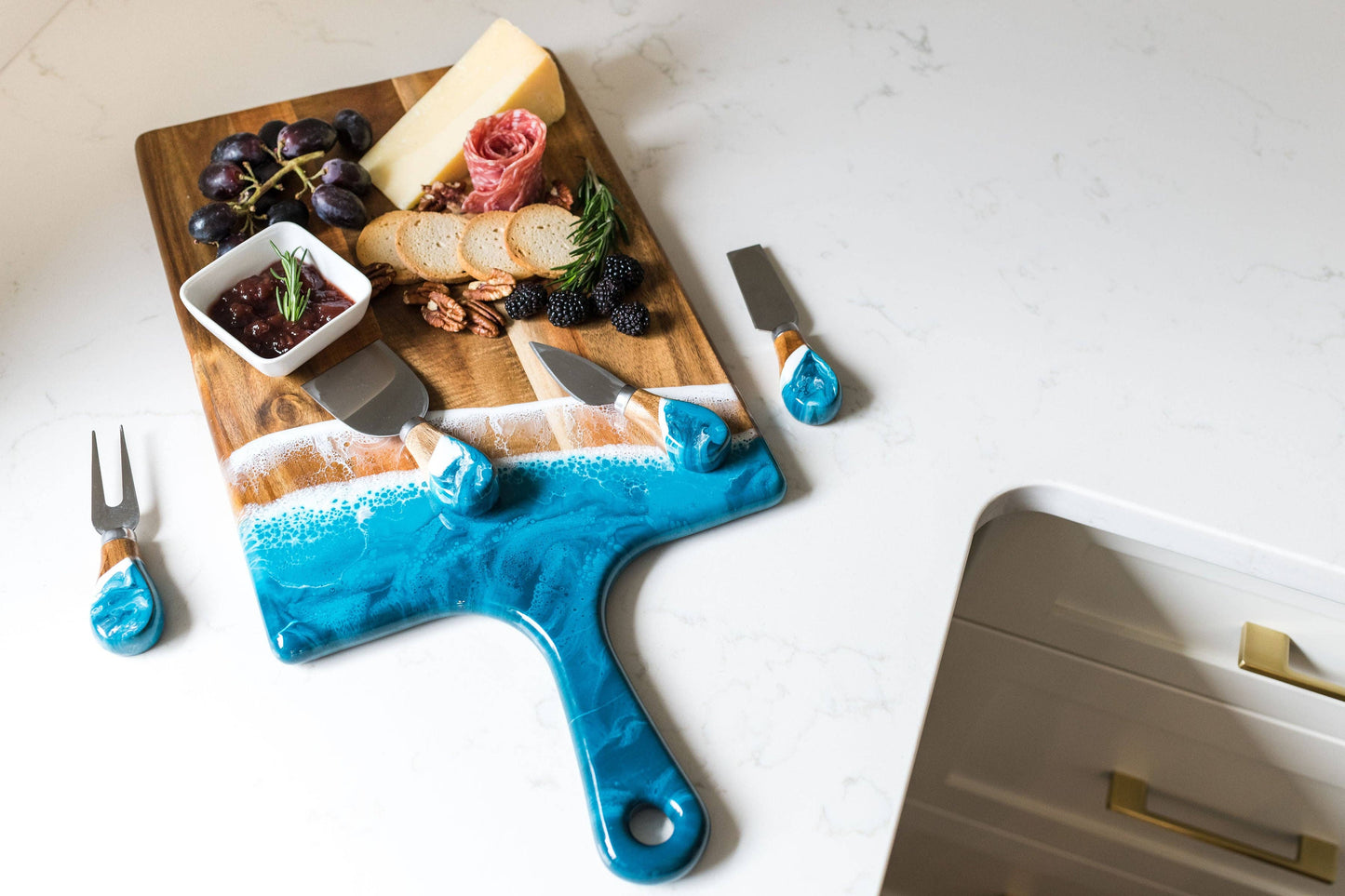 Resin Coated Cheese Knife Set