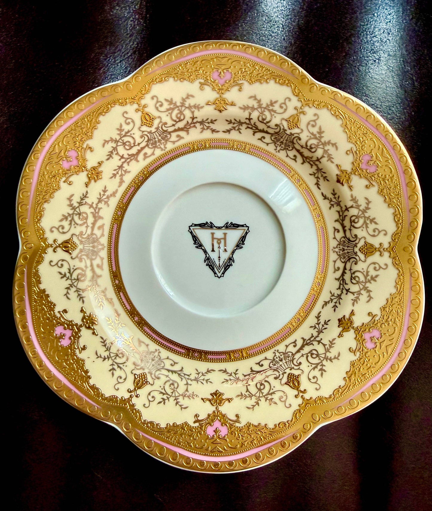 Demure yet Demented Vintage Style teacup and saucer