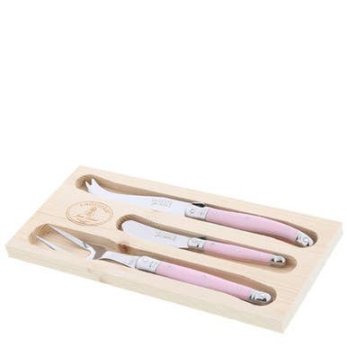 3 Pc Cheese Set from France (pink)