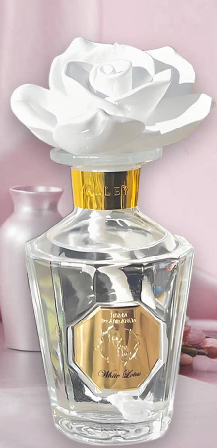 Vintage Rose Ceramic Diffuser -White Lotus Scent