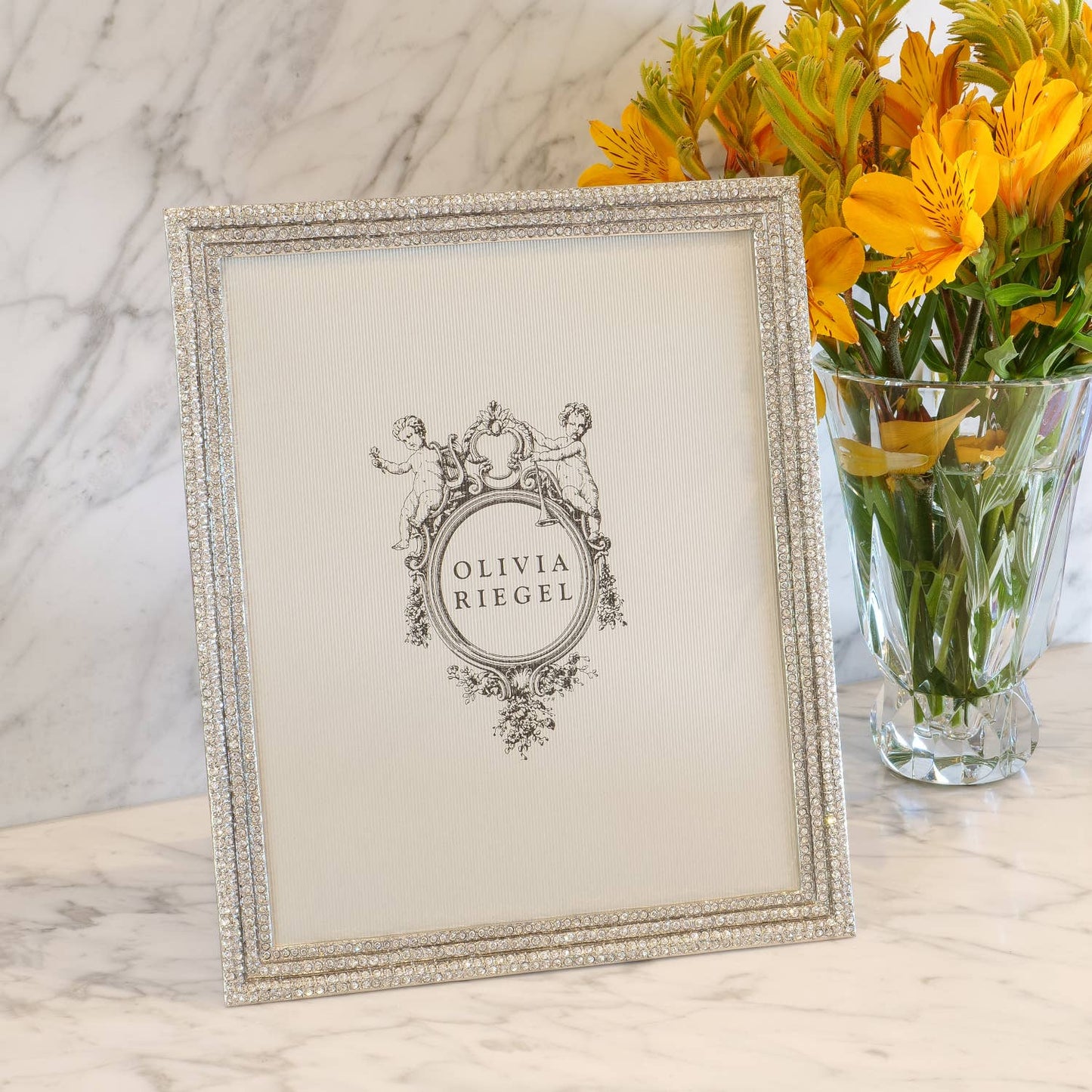 Classic Crystal Pavé Picture Frame