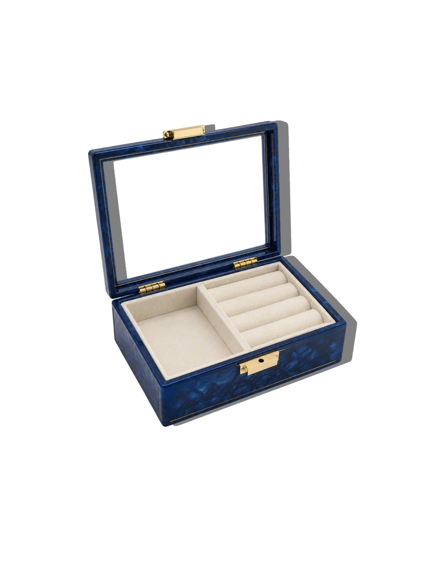 Hand-painted Sardines Travel Jewelry Box