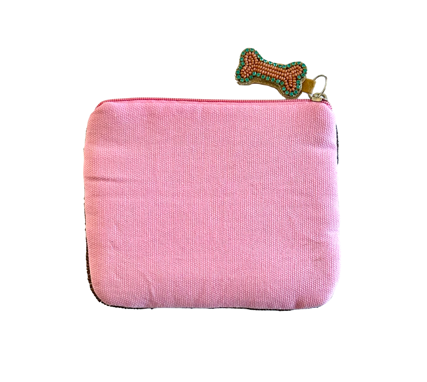 French Bulldog Coin Purse Lily Posh, Beaded Dog Bag