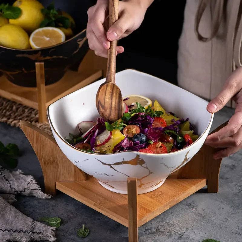 Marble Salad Bowl