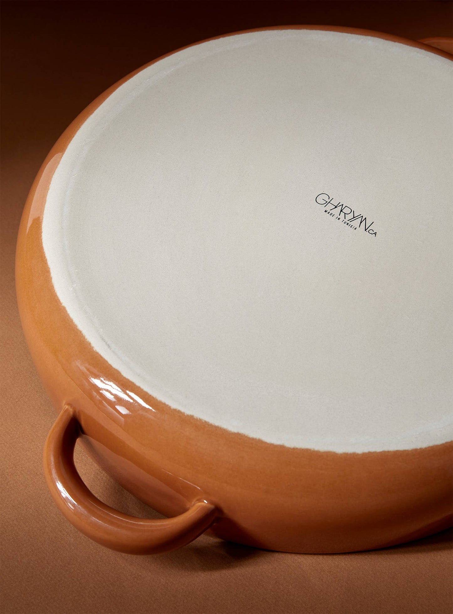 Stoneware Serving Plate with Handles