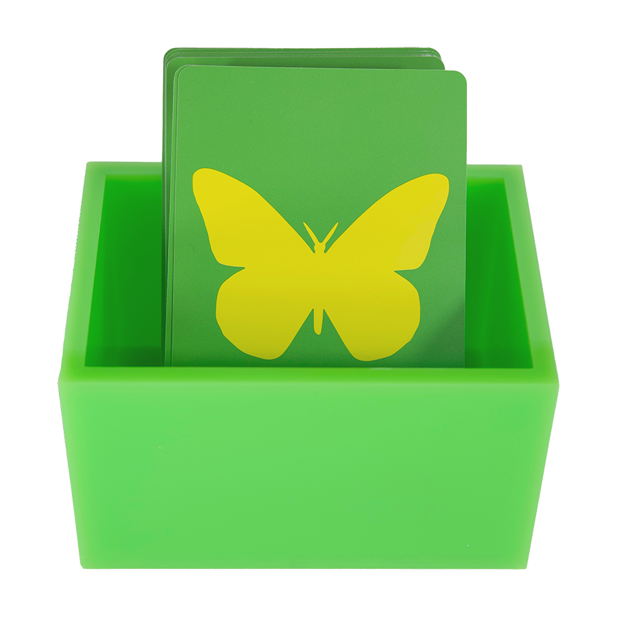 2 deck card holder-Green