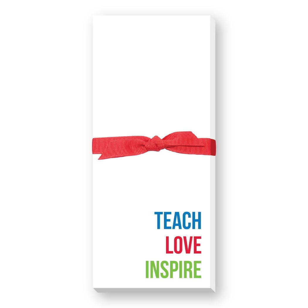 TEACHER SKINNY NOTEPAD