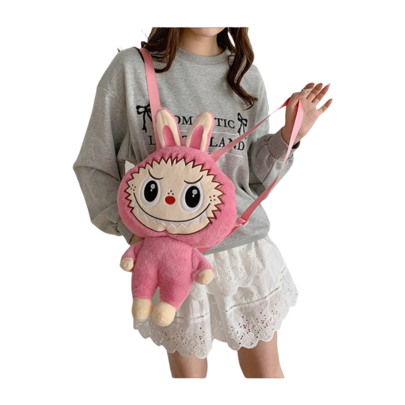 Kids Labubu Soft Plush Backpack
