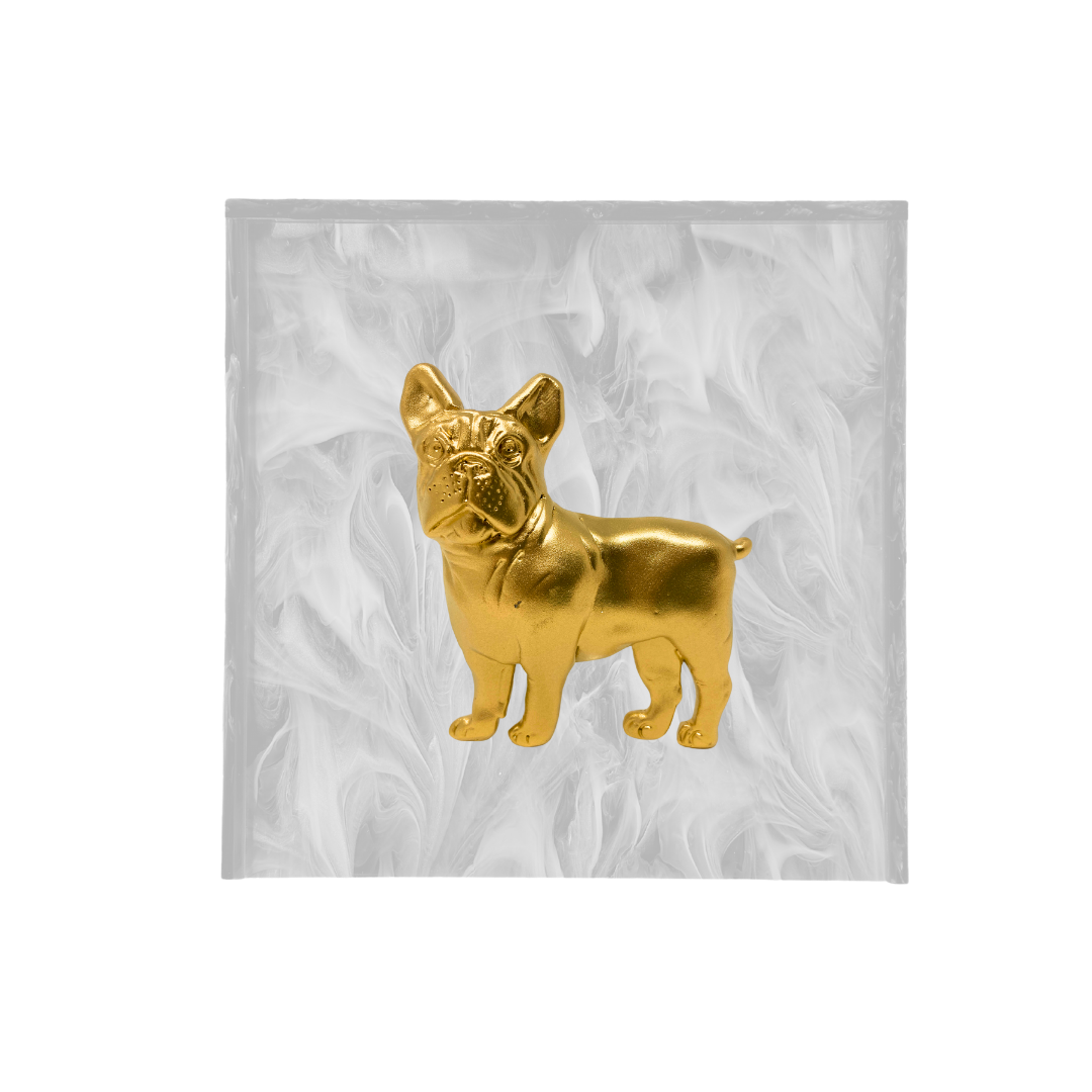 French Bulldog Cocktail Napkin Box