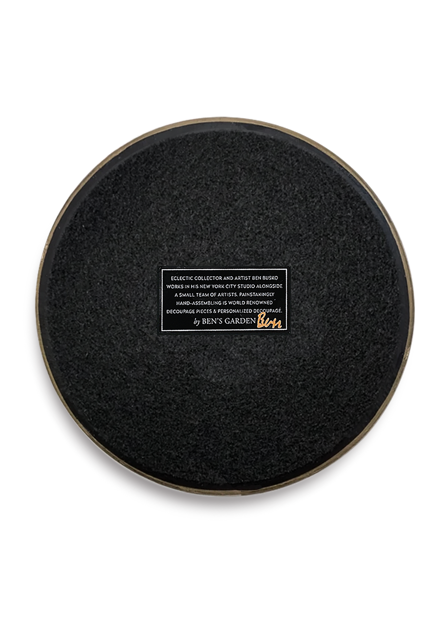 Paris Grand Hotel Round Decoupage Tray