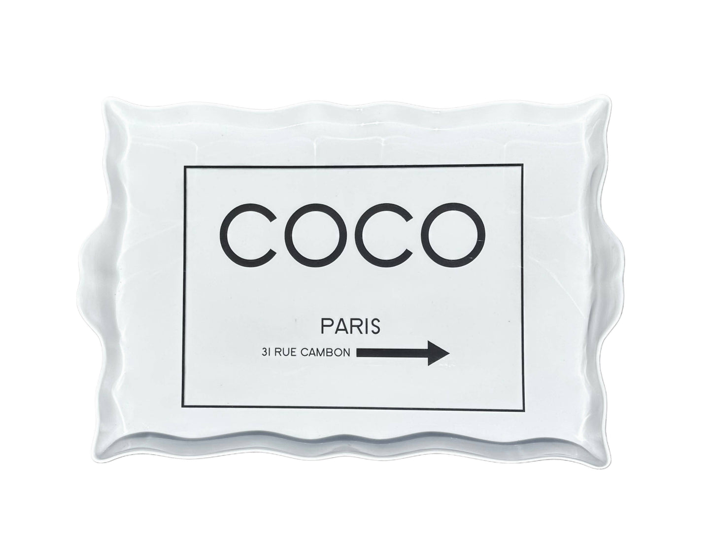 Coco Destination Serving Tray-Porcelain