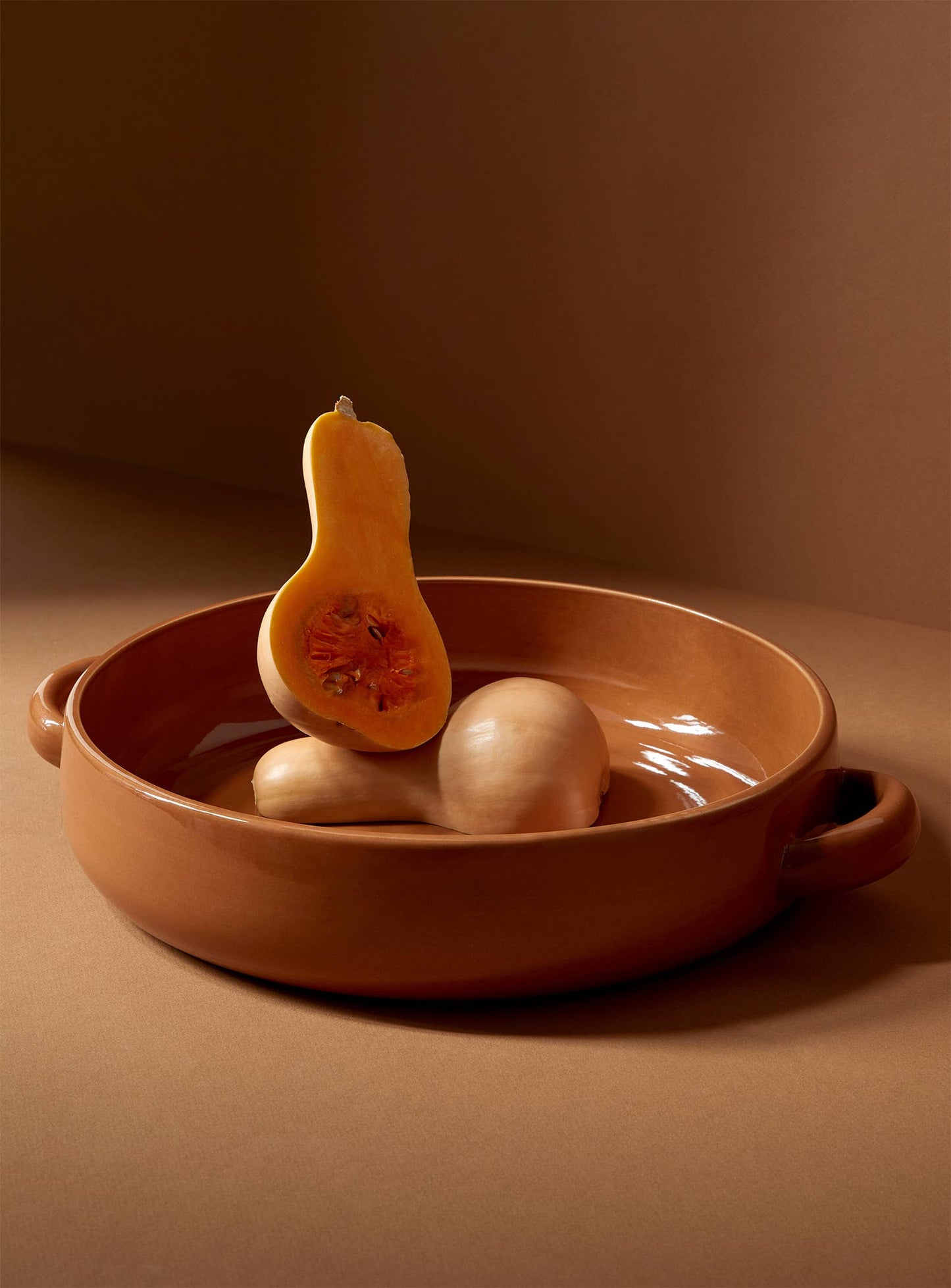 Stoneware Serving Plate with Handles