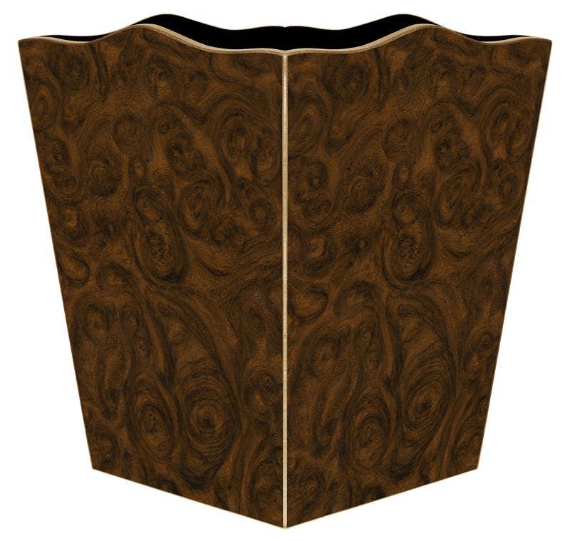Wastepaper Basket in Burlwood