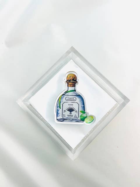 Acrylic Napkin Weight - Lime Cocktail