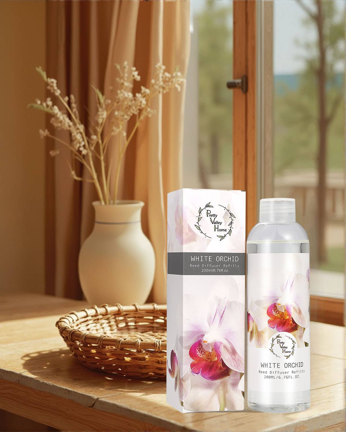 200ml Fragrance Diffuser Refill Oil - White Orchid