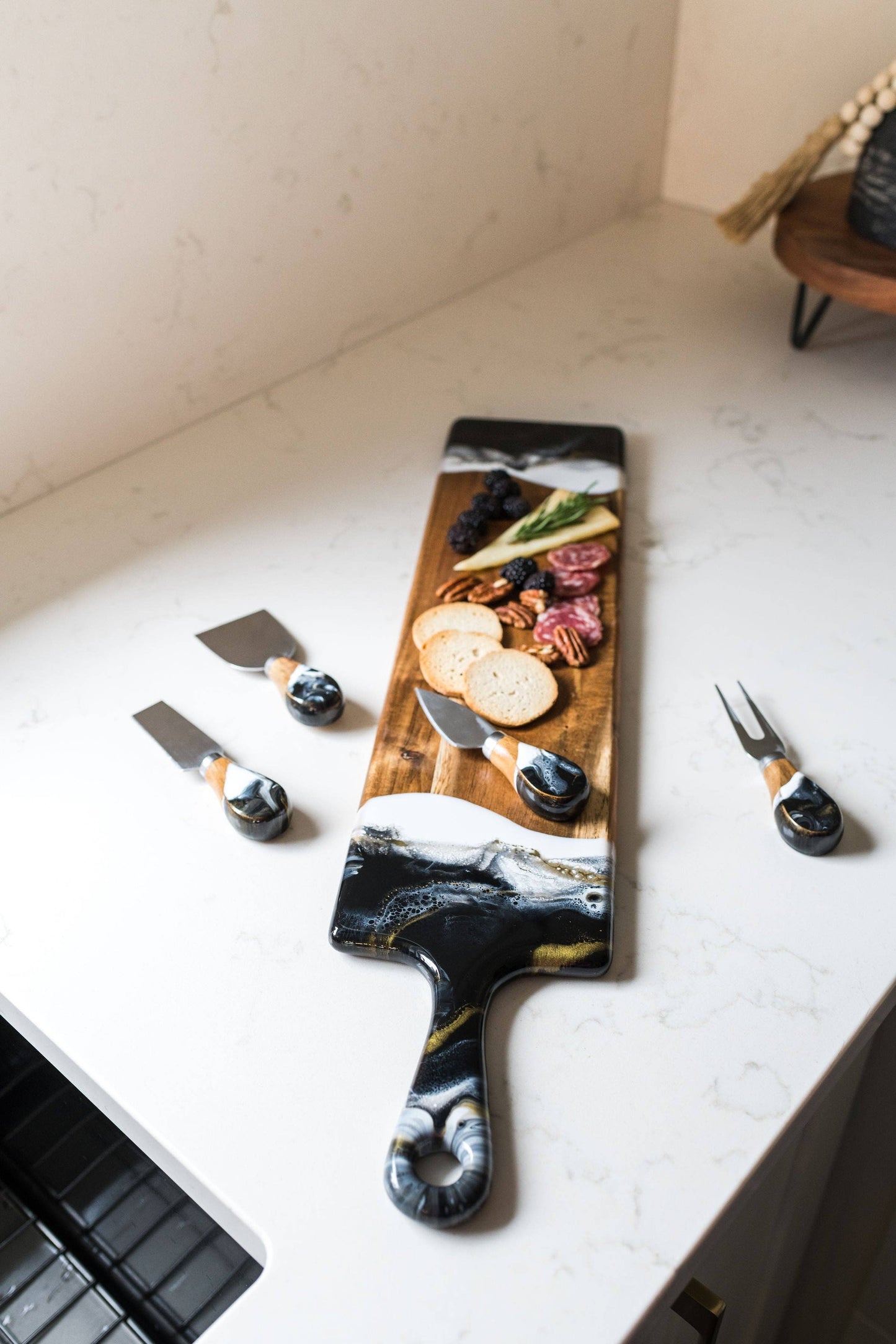 Resin Coated Cheese Knife Set