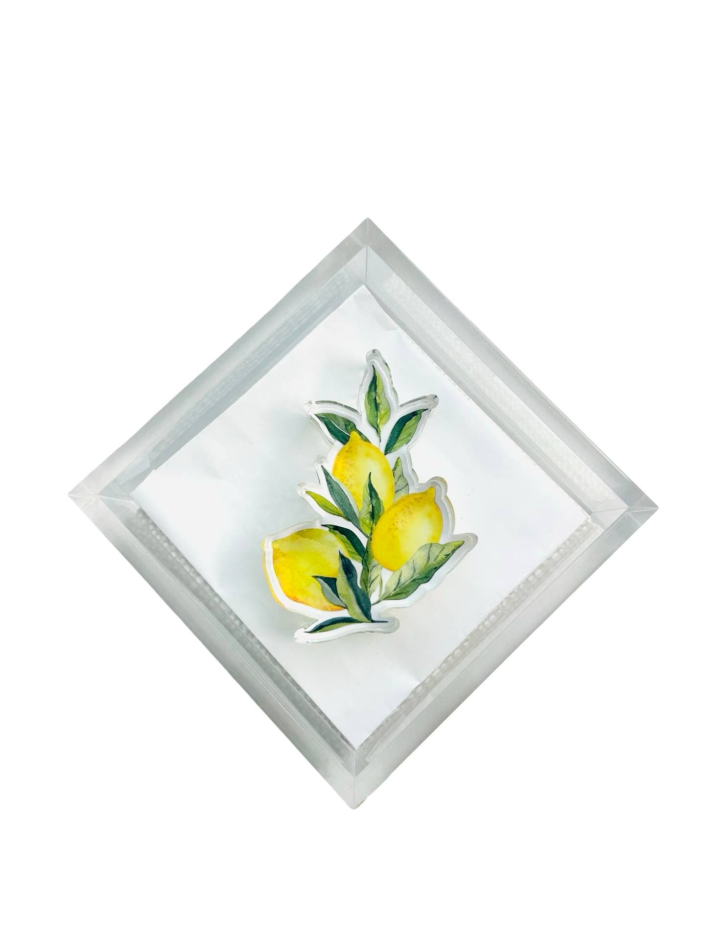 Acrylic Napkin Weight - Lemons