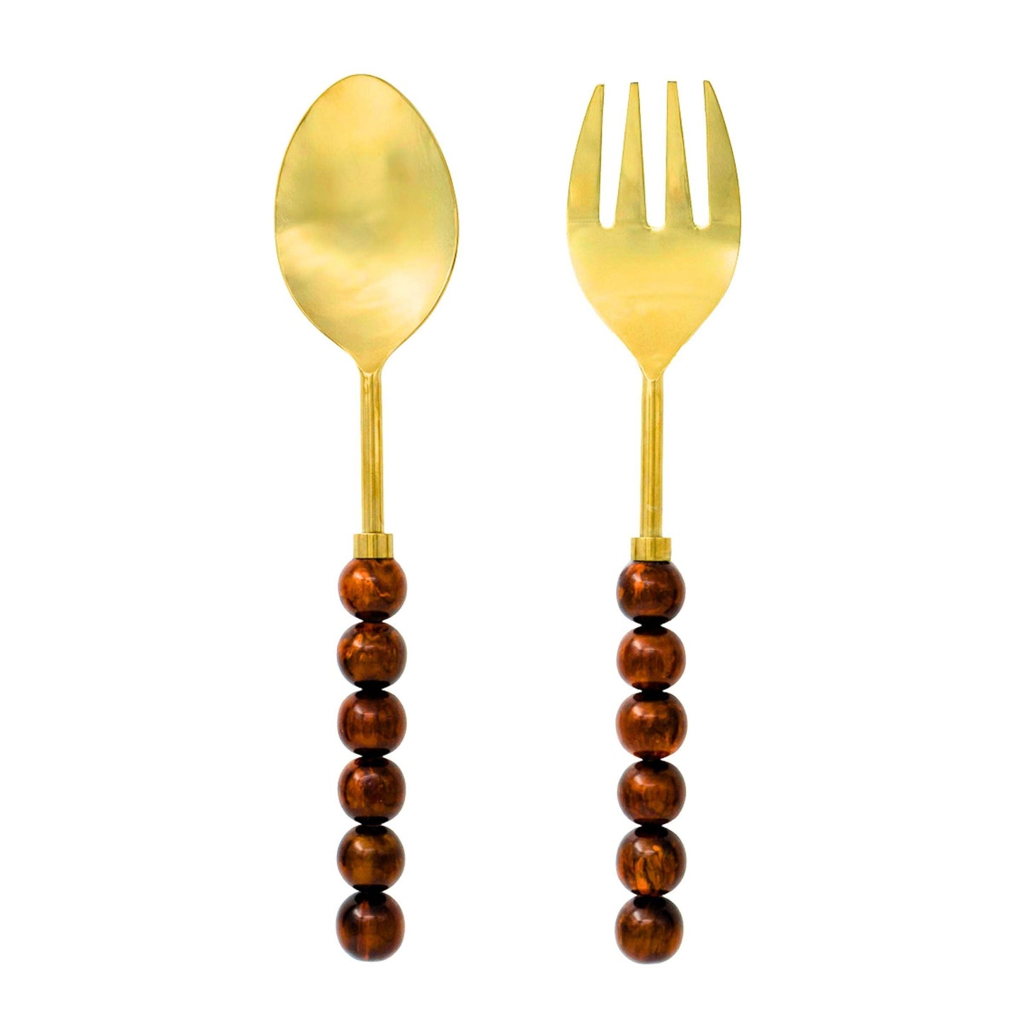 Caramel Salad Server Set