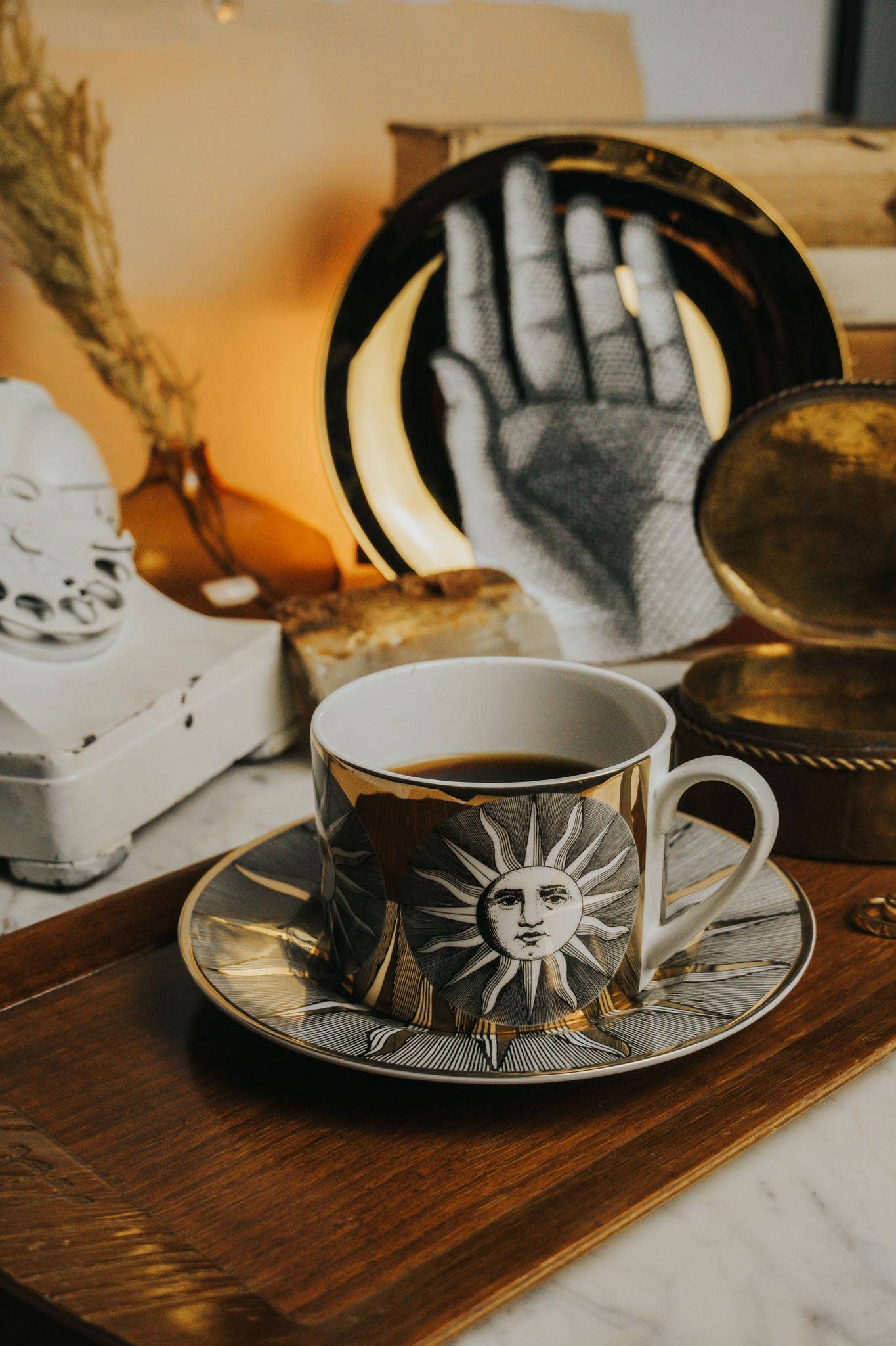 Celestial Tea Cup Set from Italy