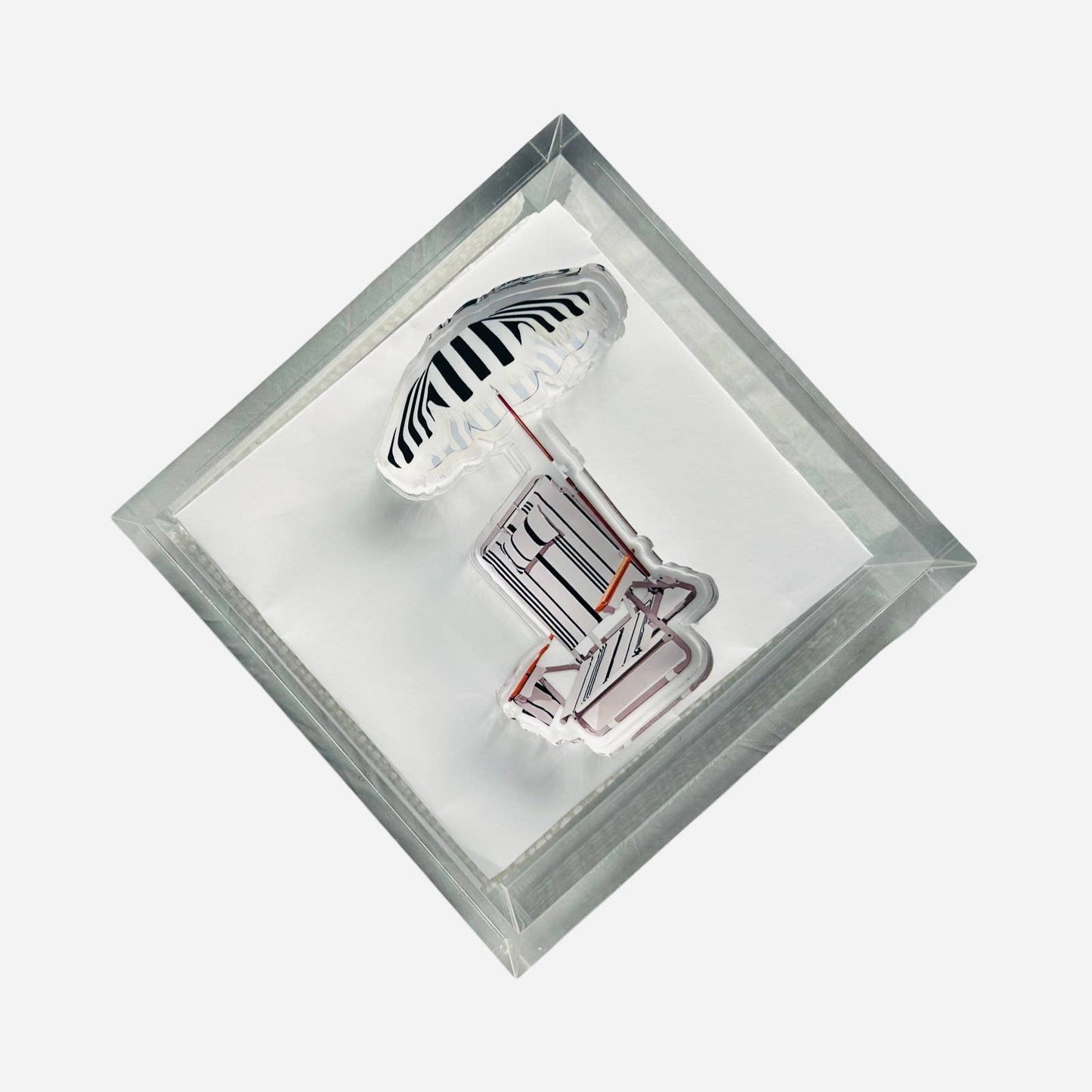 Acrylic Napkin Weight - Beach Chair