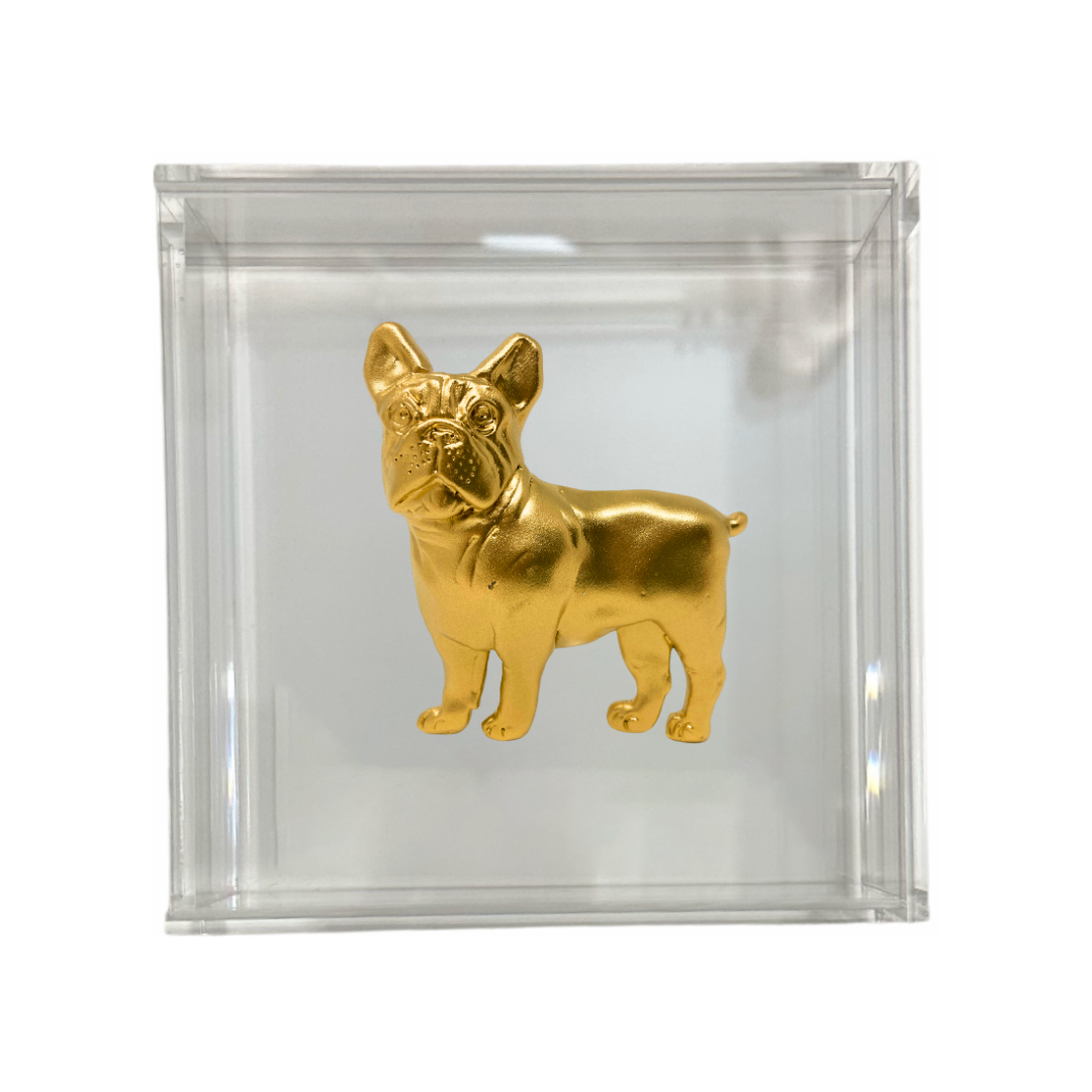 French Bulldog Cocktail Napkin Box