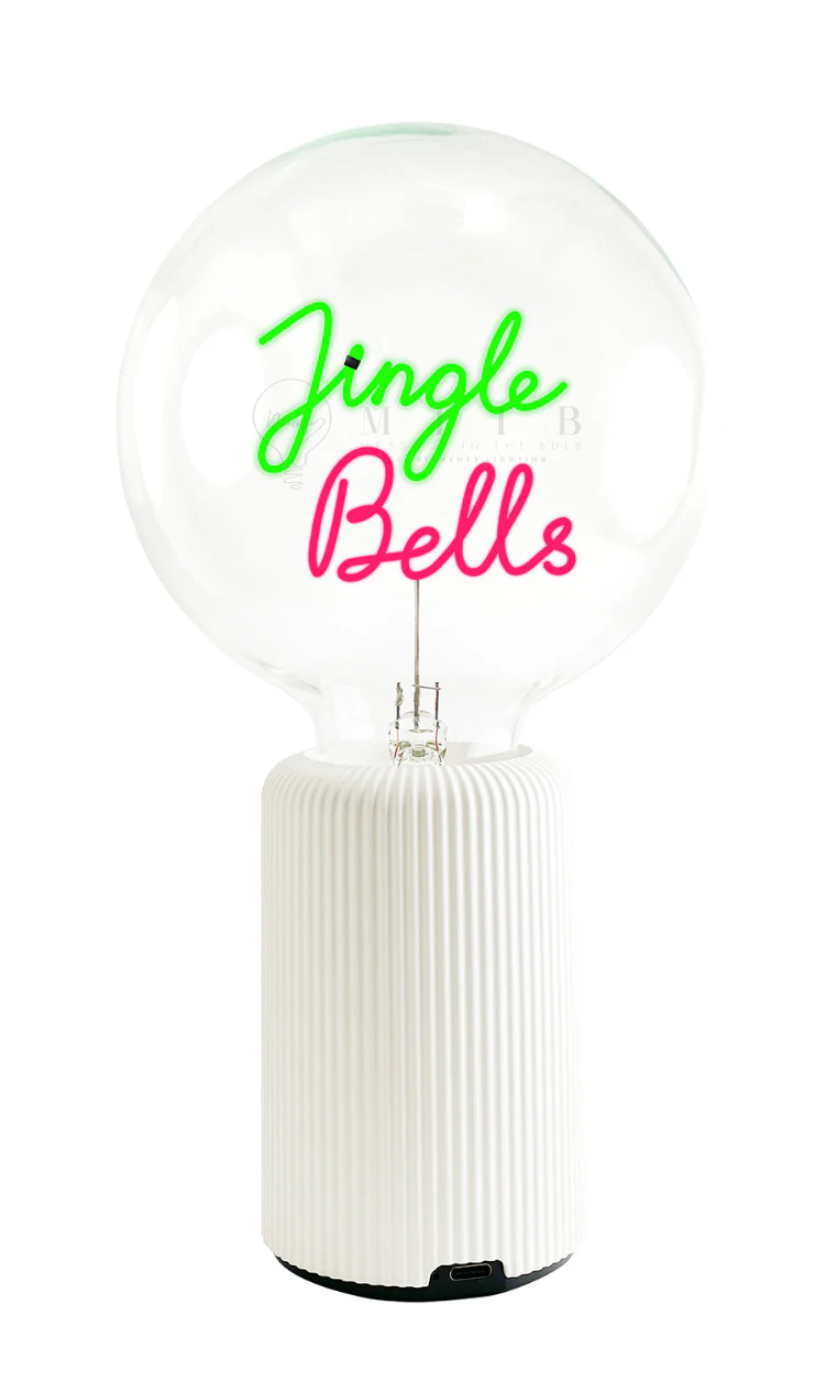 Message in the Bulb with Base (Jingle Bells)