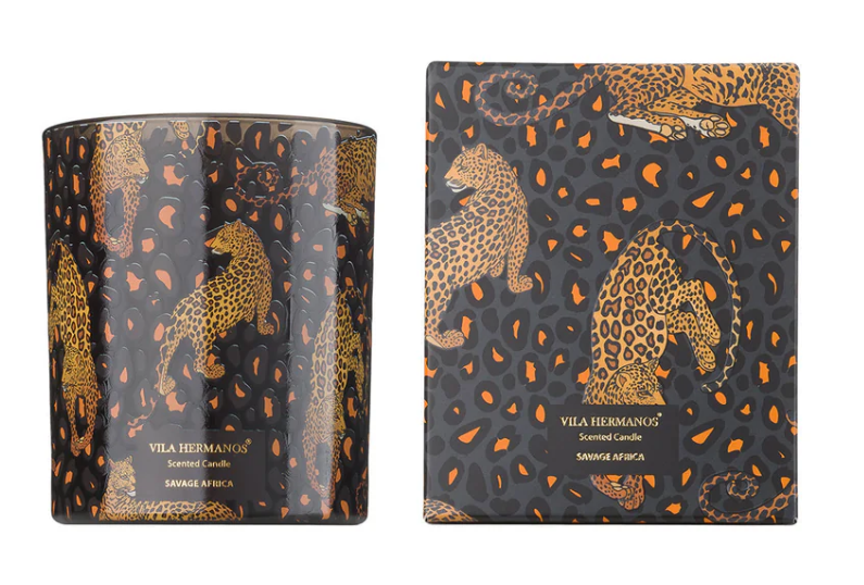 Leopard Savage Africa Candle 200g