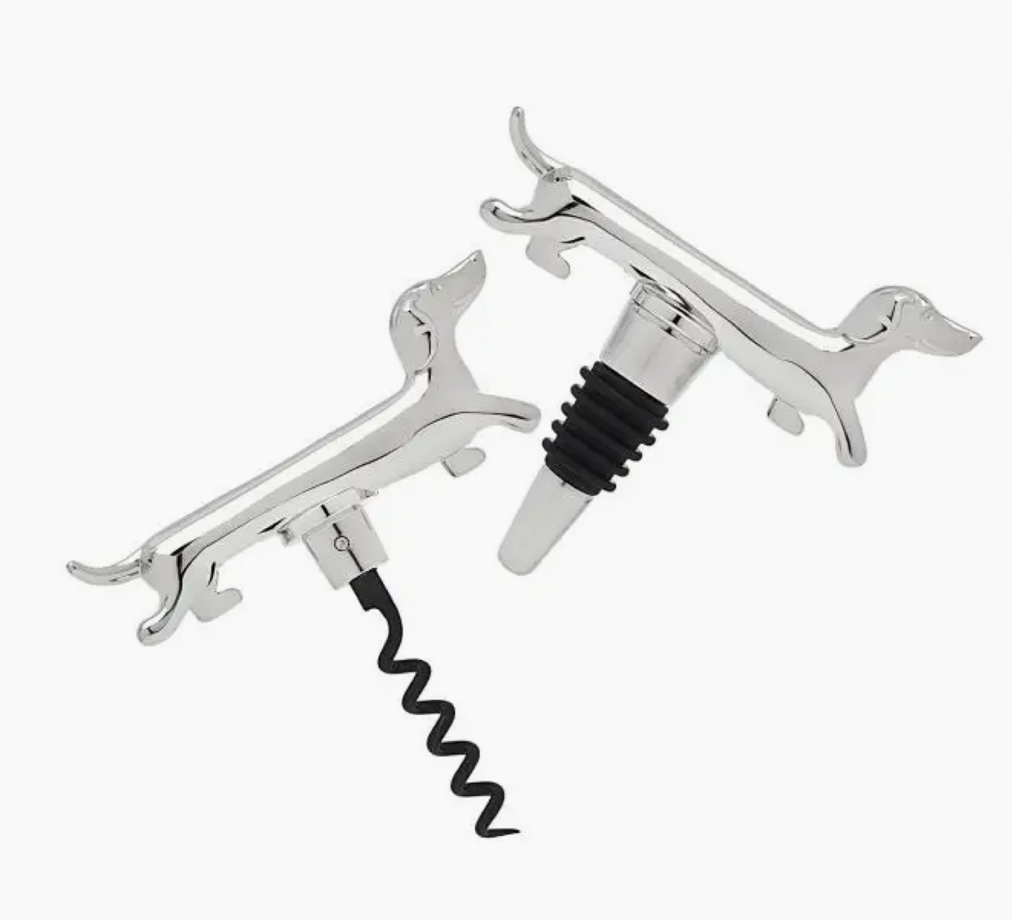 Dachshund Bottle Stopper and Corkscrew